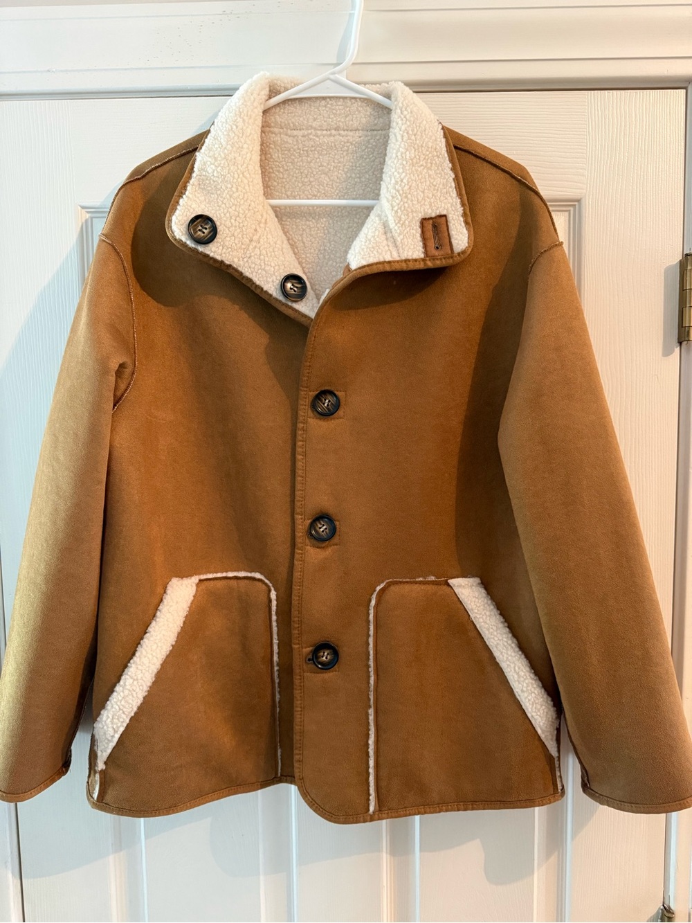 NWOT Reversible Shearling Jacket